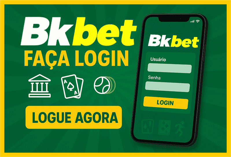 Imagem destacando login seguro na BKBET para novos usuários
